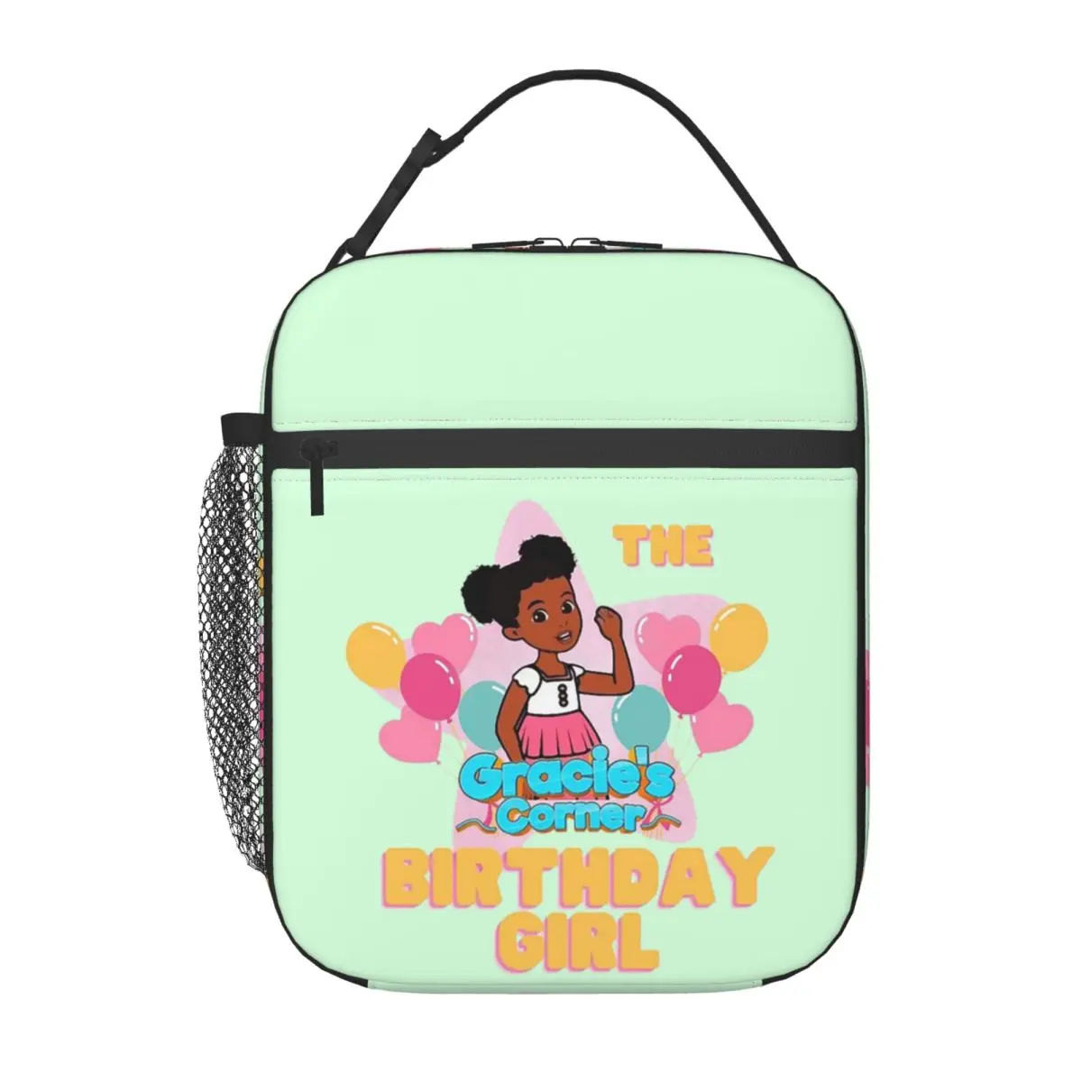 Gracies Family Corner Cute Phonic's Song Insulated Lunch Bag for Women Kids Portable Food Boxes Thermal Lunch Box Tote