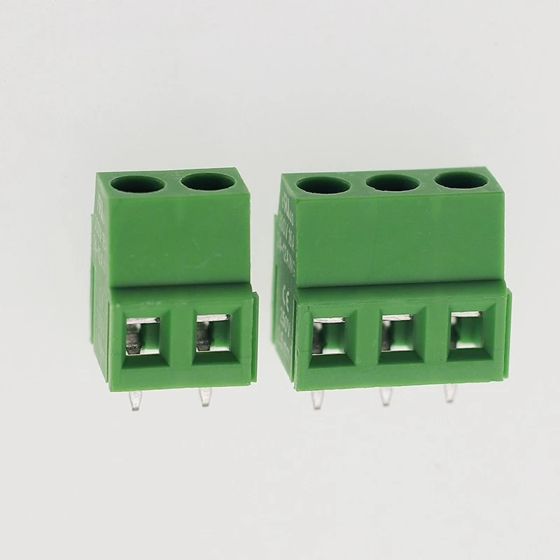 GS010S-5.0/5 Schraube PCB Löten Terminal DG500 KF128L Kann Gespleißt Werden 2P3P Niedrig