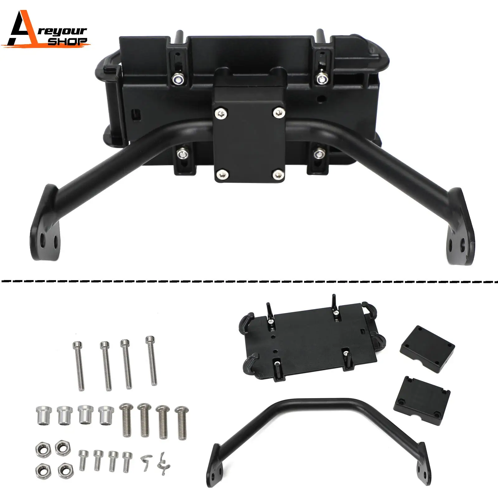 

Areyourshop Phone Navigation Bracket Gps Extension Bracket Black For Bmw S1000Xr 2015 2016 2017 2018 2019 Motorcycle Parts