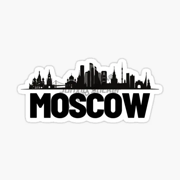 

Capital of The Russian Federation MOSCOW Car Stickers Laptop Wall Room Car Motorboat Helmet Vinyl Self-adhesive Decal