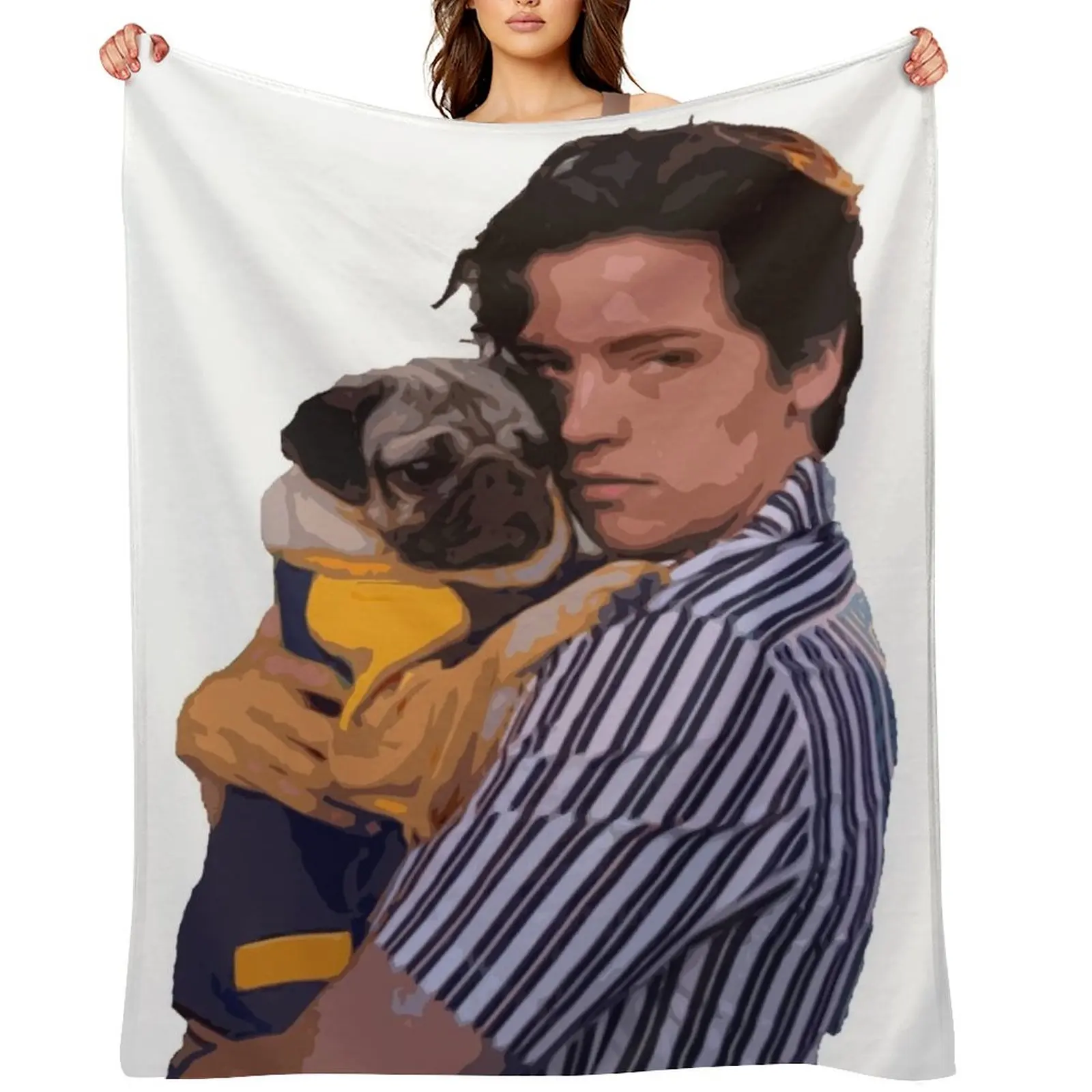 

Cole Sprouse Throw Blanket Thermal Tourist Shaggy sofa bed Blankets