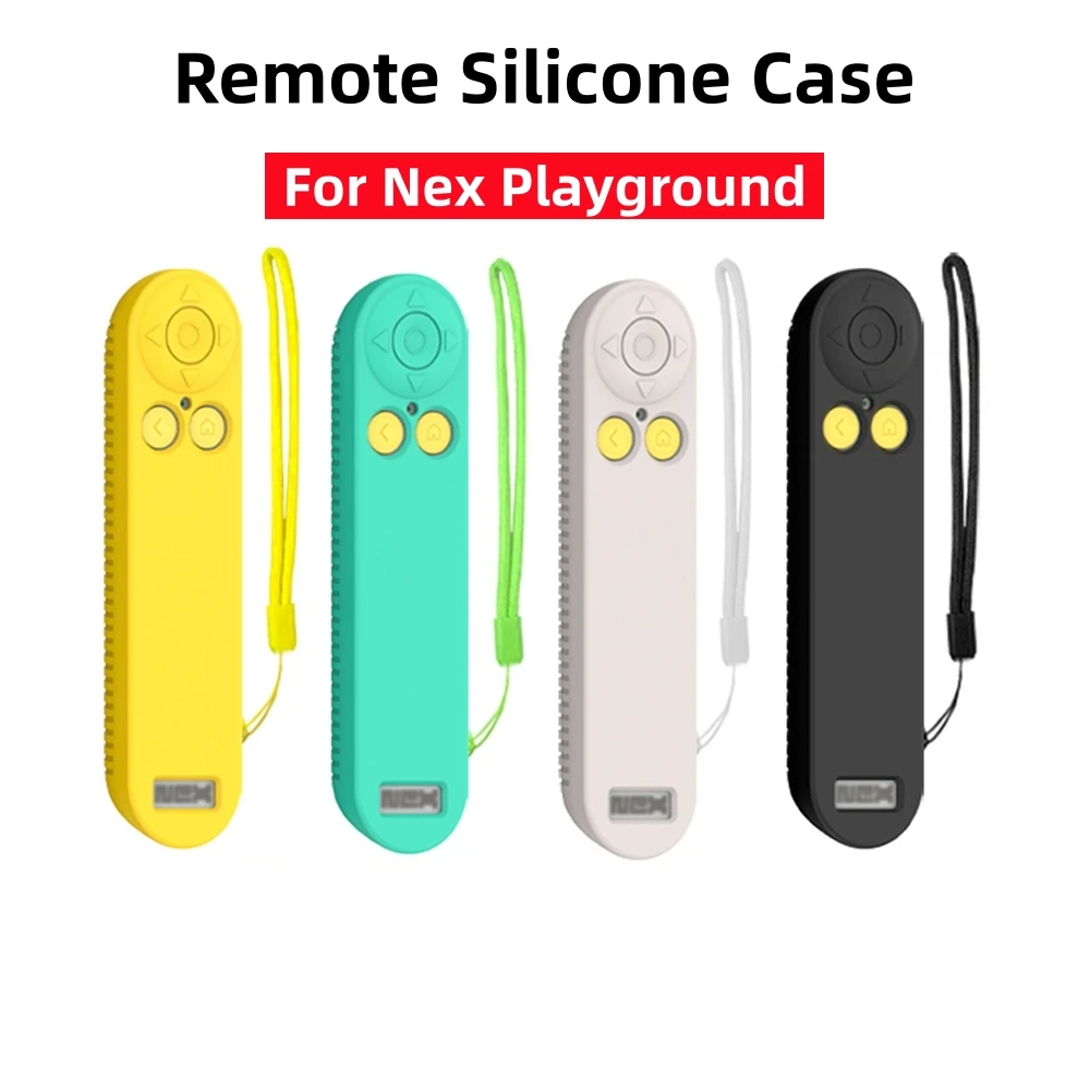 

Для игровой системы Nex Playground, силиконовый чехол с дистанционным управлением и ремешком, защитный чехол для игровой консоли с пультом дистанционного управления