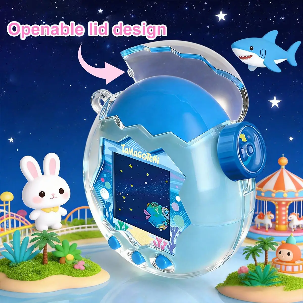 For Tamagotchi Paradise XDcase Virtual Pet Device Crystal Protective Case