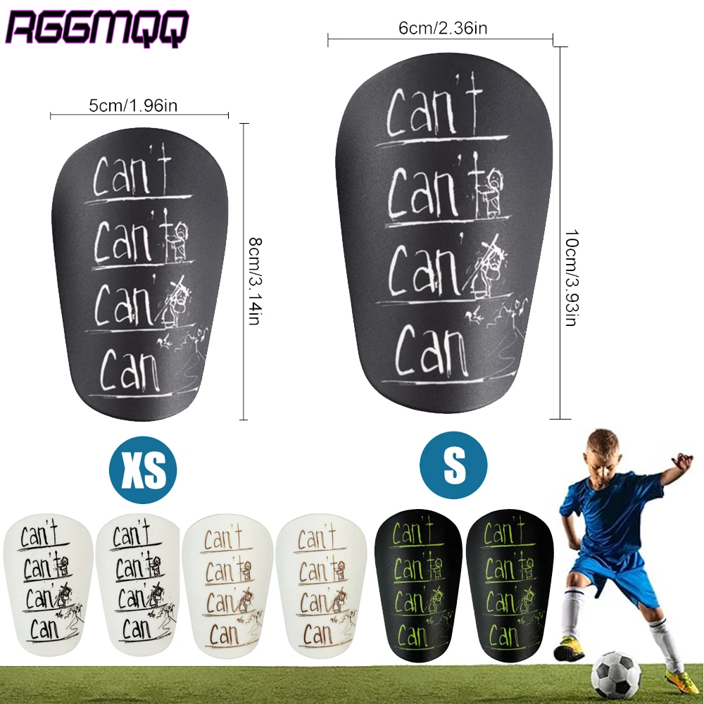 1Pair Mini Soccer Shin Guards - Ultra Lightweight Football Shin Pads for Kids/Youth/Adults - Breathable PP+EVA Protective Gear