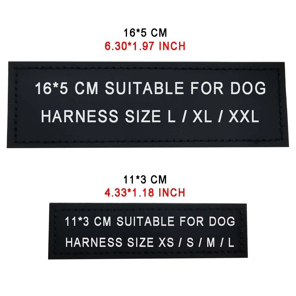 2 PCS Personalized Dog Name Labels Tie-dyed Colorful Pet Harness Custom Tag Removed Stickers ID Dog Chest Strap Vest Collar Tag