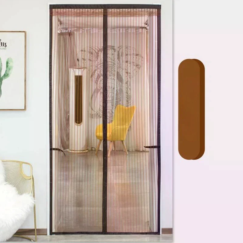90*210cm 100*210cm Screen Door Mesh Curtain Anti Mosquito Fly Net -Proof Mesh Door Curtain For Home Kitchen Windows And Doors