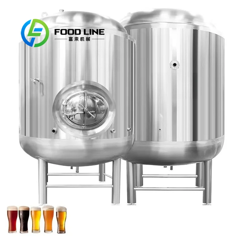 Full Automatic 1000L 2000L  Beer Production Line Intelligent Control System For High Efficiency Beer Brewing And Making