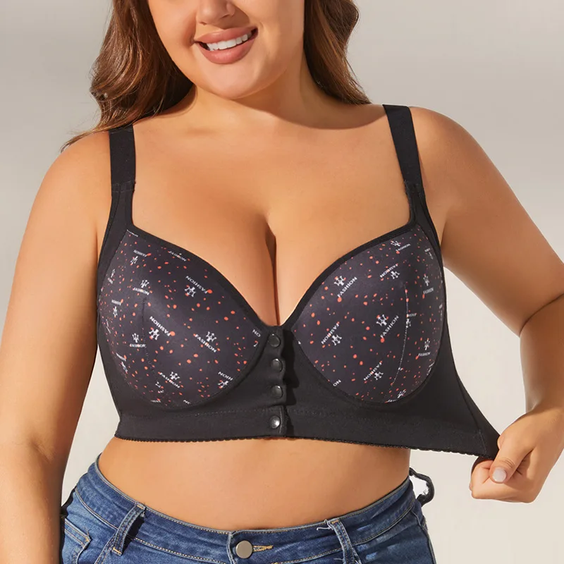 Picture 3: Plus Size 36-52 G Cup Underwire Front Closure Bra Full Coverage Bra for Women, Big Bust Support, Comfortable Everyday Wear