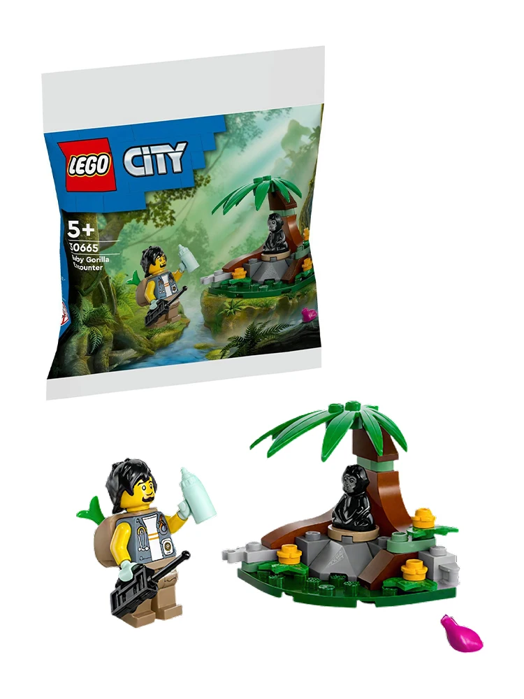 

Lego City Series 30665 Encounter Gorilla Children's Men's and Women's Educational Building Block Toys