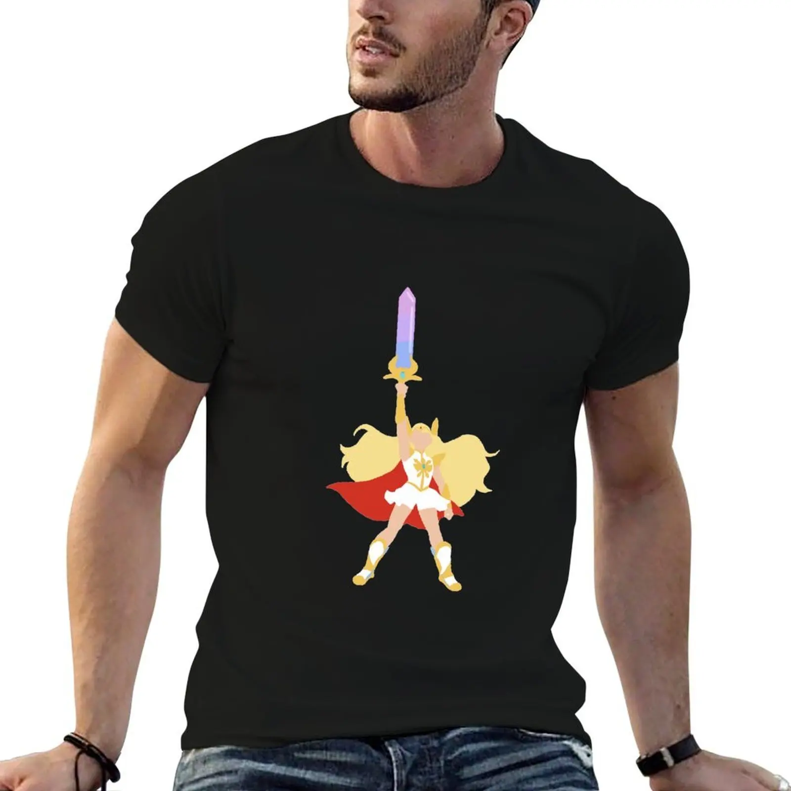 

She-ra bi pride T-Shirt g man t shirts for men anime tshirt T-Shirt