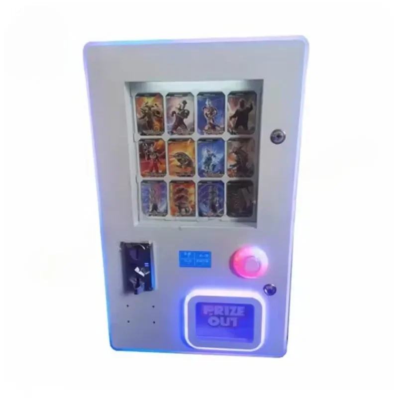 Factory customized card spinning game machine, card issuing machine, sticker card vending machine About 400 sheets