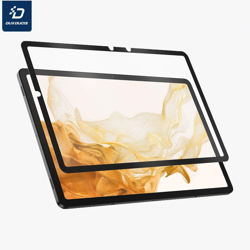 

DUX DUCIS съемная круглая бумага, как пленка для Samsung Tab S7, моющаяся, стабильная, без скручивания краев, защитная пленка для экрана