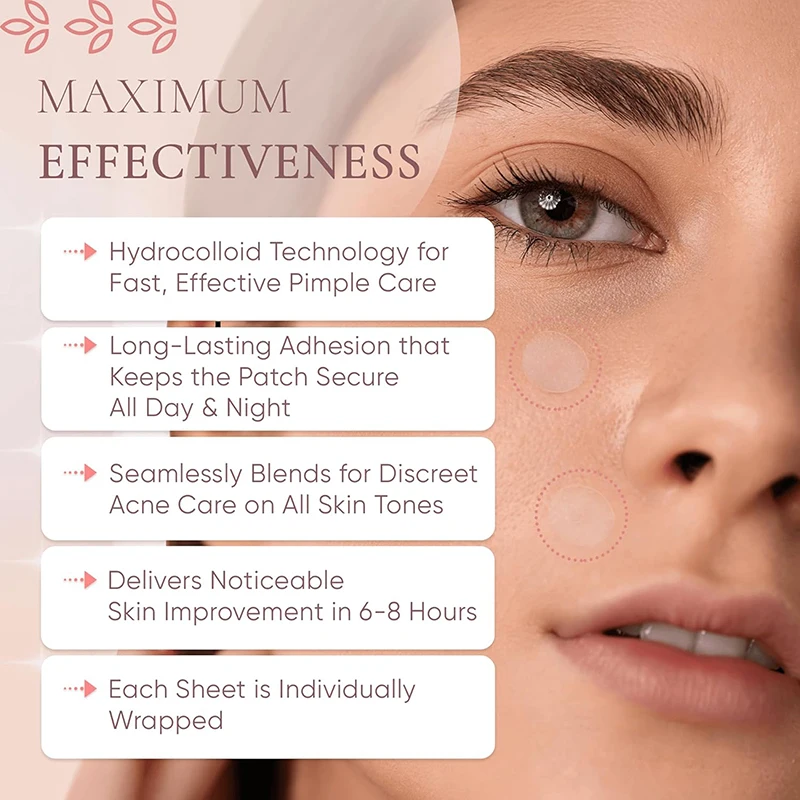 540 Pcs Face Skin Care Acne Pimple Patch Invisible Professional Healing Absorbing Spot Sticker Covering For Men Women view 3