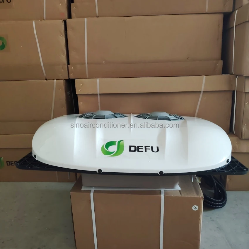 OEM DEFU نظام تكييف كهربائي آخر 24 فولت وقوف السيارات 12 فولت 12 فولت مكيف هواء شاحنة على السطح #2