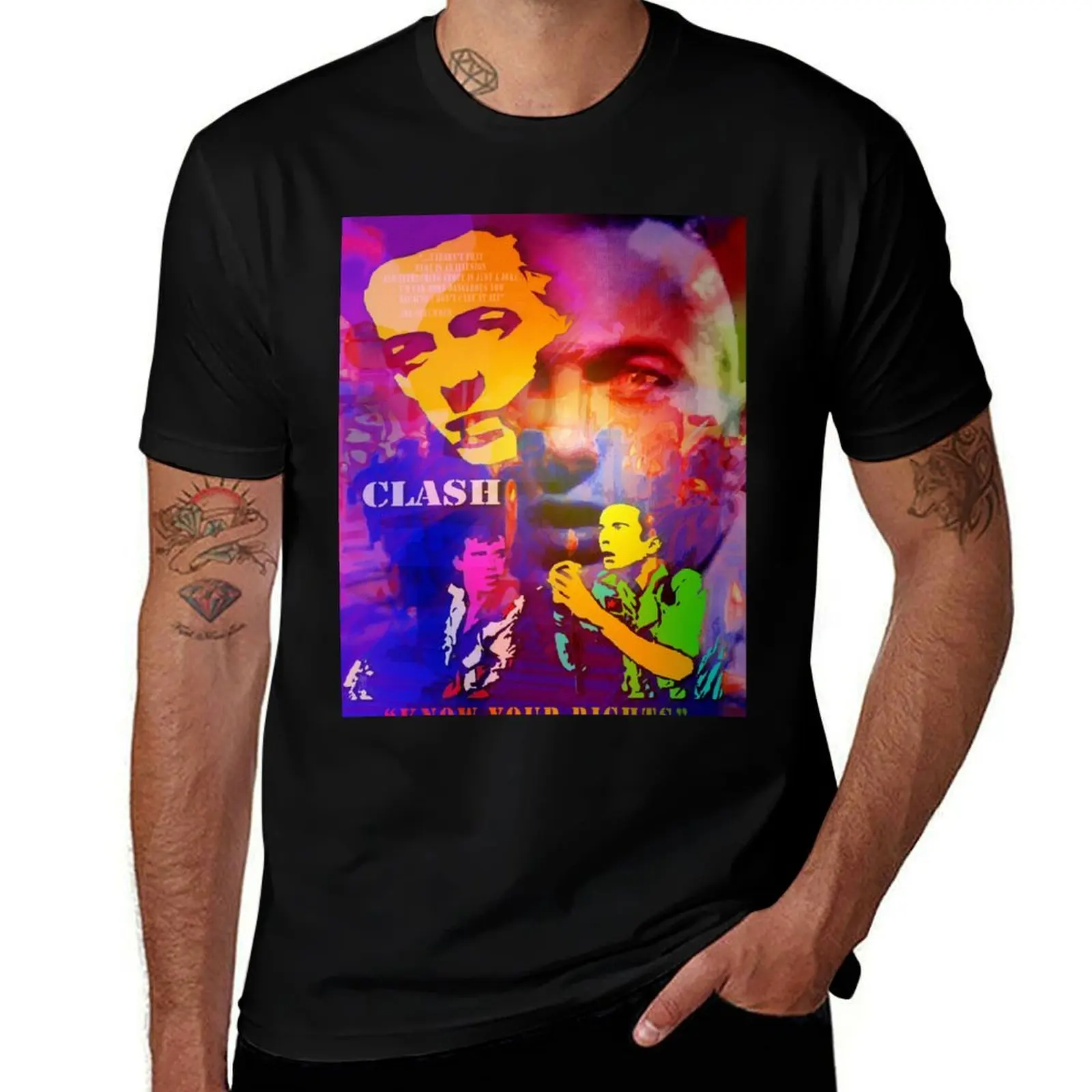 CLASH KNOW YOUR RIGHTS T-Shirt T-shirt de sport à séchage rapide pour l'extérieur