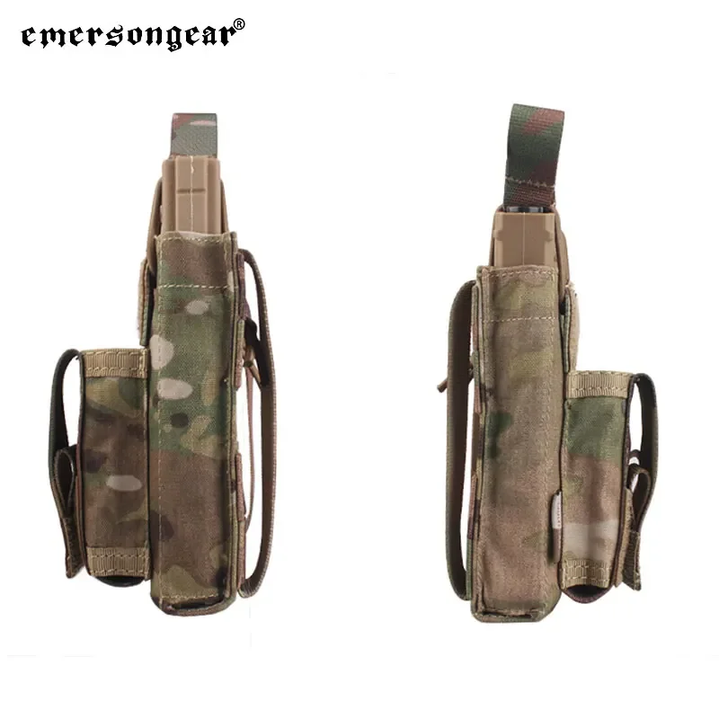 Emersongear Tattico Doppio Aperto Top 556 Fucile Pistola Modulare Magazine Pouch MOLLE PALS Mag Bag Fondina Wargame Airsoft Caccia