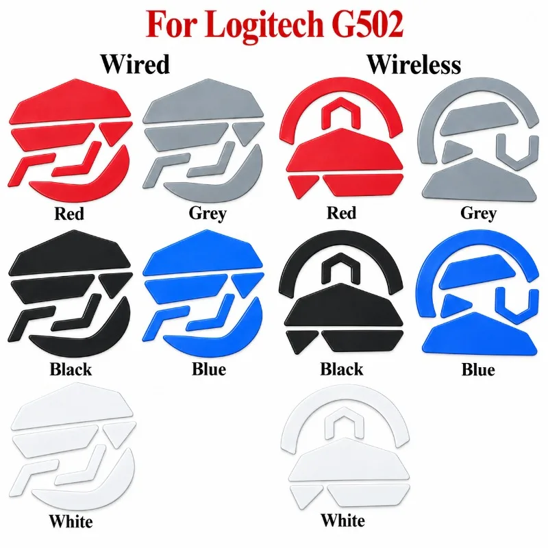 1-10 Set Competition Level Mouse Feet Skates Connector for Logitech G502/Hero Wired and Lightspeed Wireless Edition