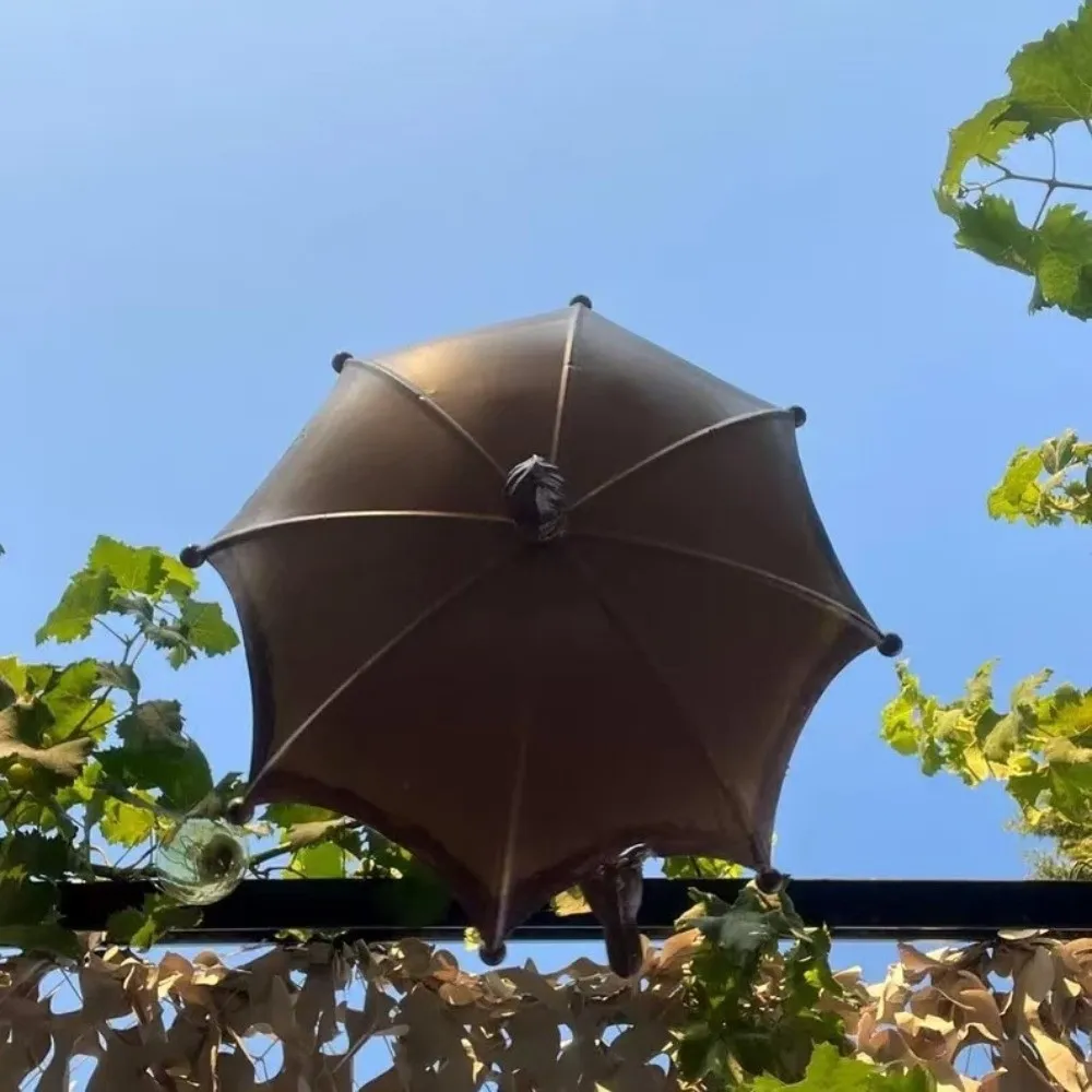 High Quality Umbrella-shaped Bird Feeder Tray Iron Outdoor Hanging Hummingbird Feeder Bird Feeder Garden Courtyard Backyard