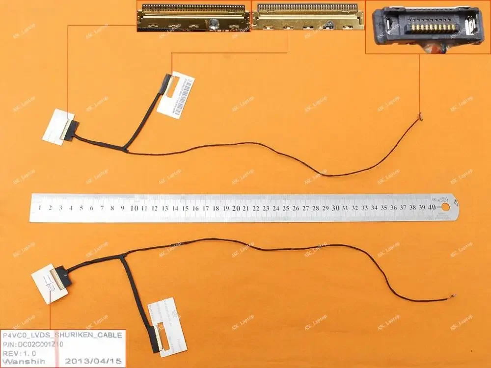 New Original LCD LED Video Flex Cable For Acer TravelMate 8481 8481G TM8481 TM8481G DC02C001Z10