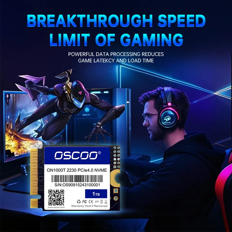 OSCOO M.2 2230 SSD 512GB 1TB PCIe 4.0x4 NVMe