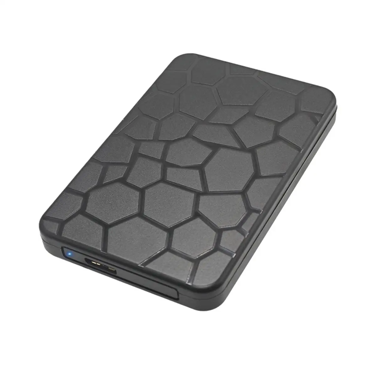 A46U Solid State SATA Laptop USB Universal SSD 2.5-Inch Marble Pattern External Hard Drive Enclosure