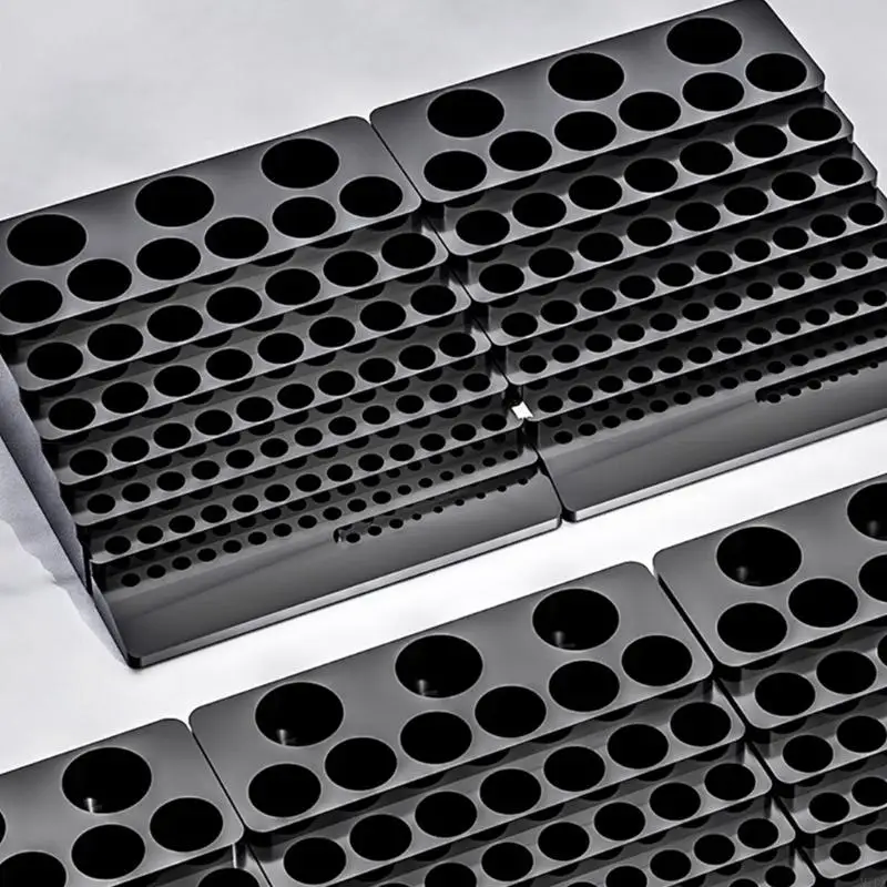 M7DA Tool Storage Box with 85 Holes for Quick Access to Drill Bit and Milling Cutter