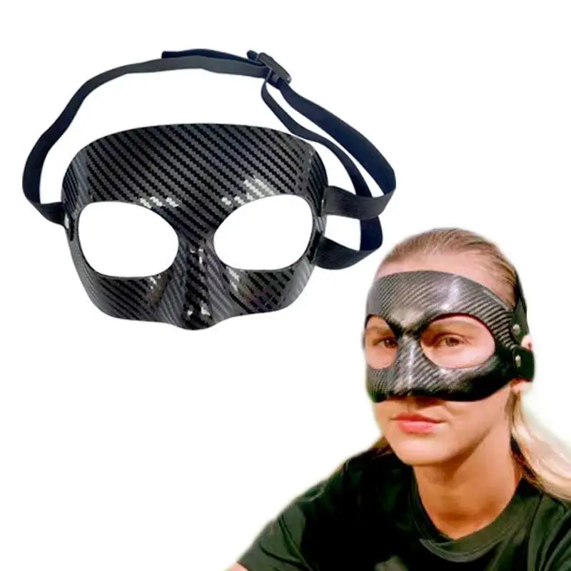 Basketball Mask With Padding Nose Protection Football Mask Face Guard For Broken Nose For Soccer Athletic Workout Softball