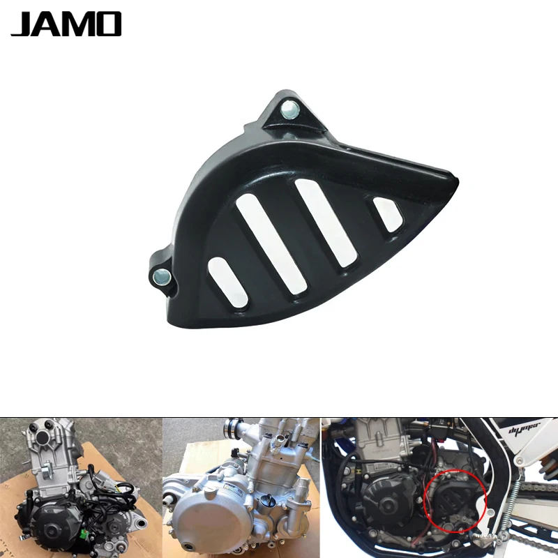 JAMO Motorcycle Front Chain Sprocket Guard Cover  For ZONGSHEN-Motor Racing NC250 ZS177MM  4 KAYO BSE KEWS Troke Dirt Bike