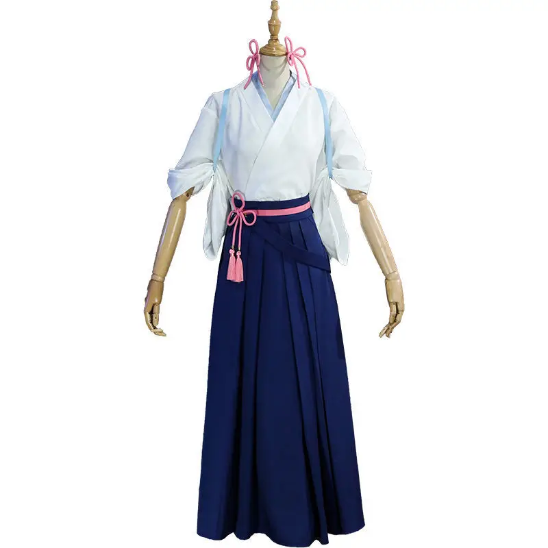 Japoński cosplay z grą Kimono mężczyźni kobiety Kendo jednolite Hakama Aikido Uniforme zestawy Kung Fu jednolite Judo sztuk walki odzież