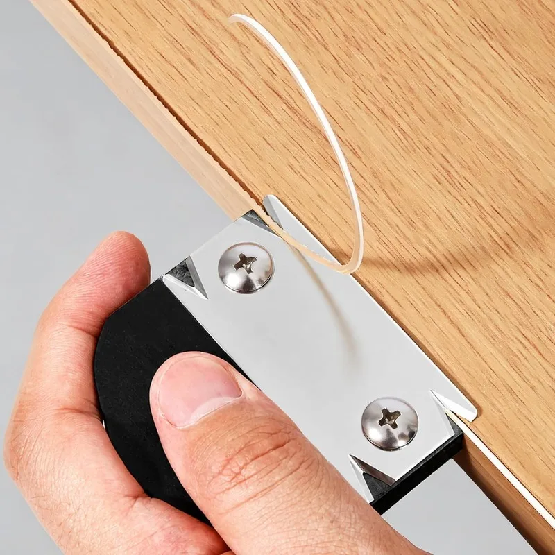 1Pc Upgraded Edge Banding Trimmer Woodworking Corner Planer with Hanging Strap for PVC Wood Veneer Edge Trimming Cutting