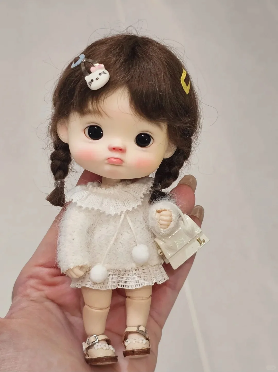 

DOLL 1/12 12.5cm dianmei Ob11 Diandi Dianbro puppy girl Huhu blythe ACGN anime resin bodymold DIY toy Spot makeup free shipping