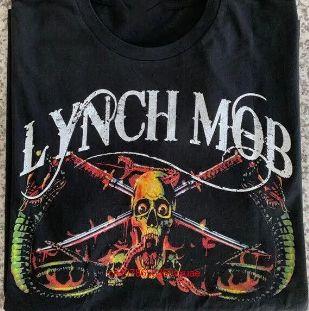 Rare Wicked Sensation Lynch Mob Cotton Black T Shirt All size long or short sleeves