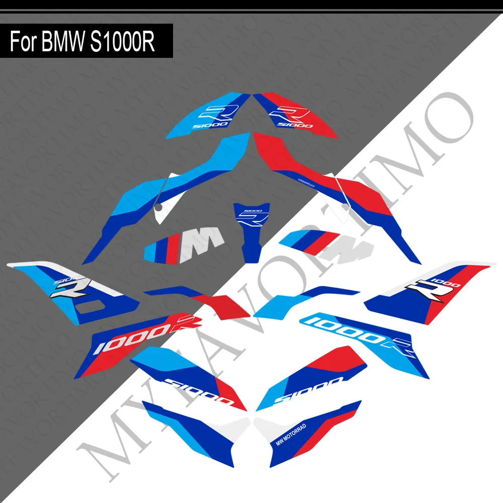 Protecteur de moto pour BMW, S1000R, S, 1000 R, S1000, M, M1000R, genouillère précieuse, poignées, gaz, mazout, autocollants, décalcomanies, 2021,