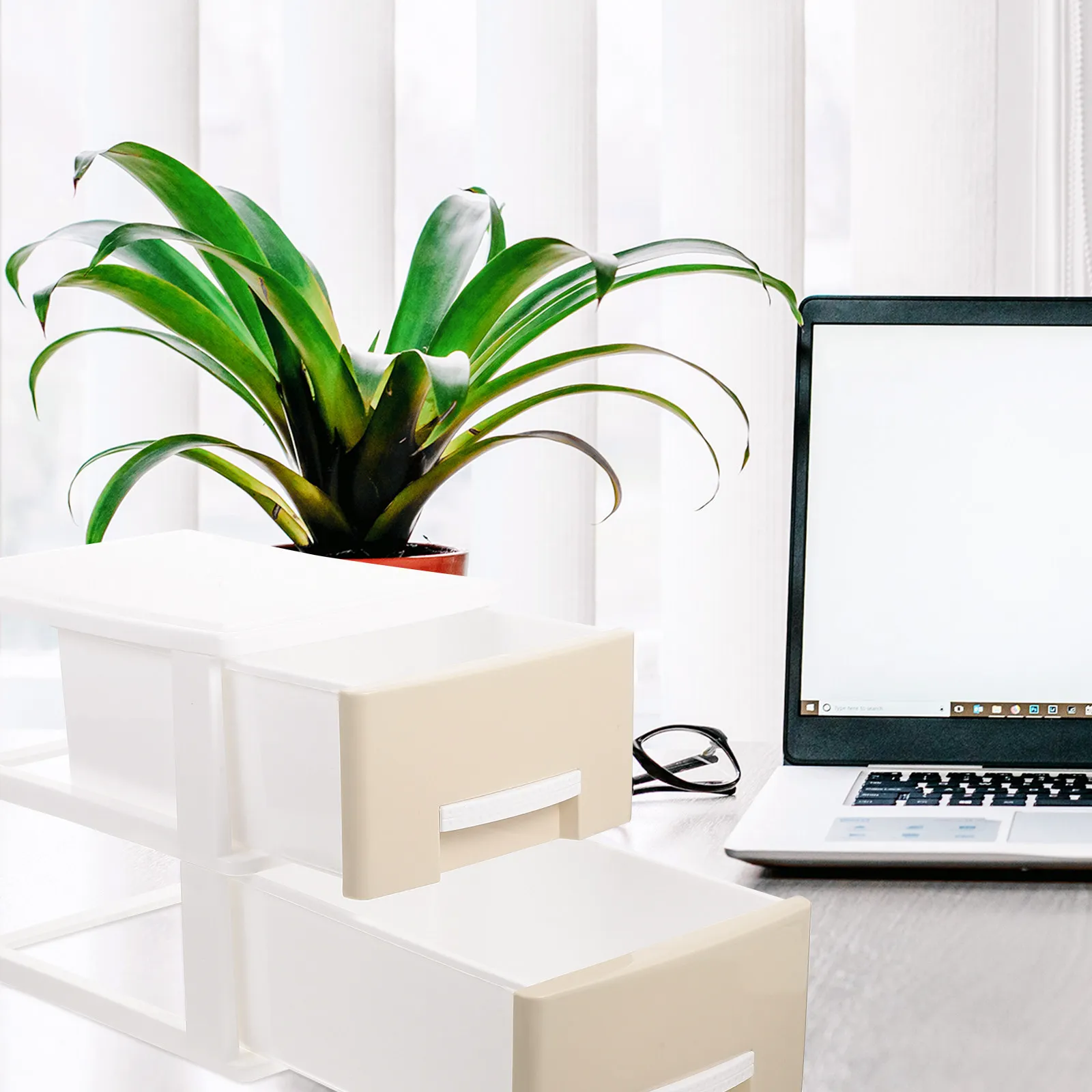 

Two Layer Drawer Type Desktop Storage Box Organizer for Cosmetics Pens Sundries Home Office Jewelry Compact Container