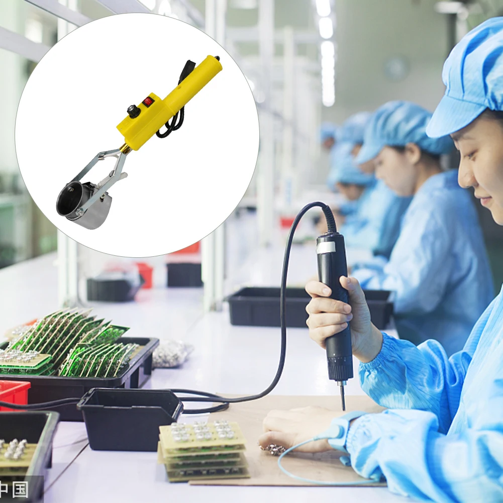 300W/500W High-power Melting Tin Furnace Portable Handheld Solder Pot Adjustable Temperature Control Desoldering Bath Tool