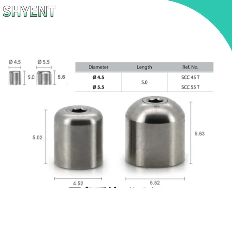 

2PCS Dental Immediate Restoration Series Transfer Rod Protective Cap Composite protective cap Oral Implant Accessories