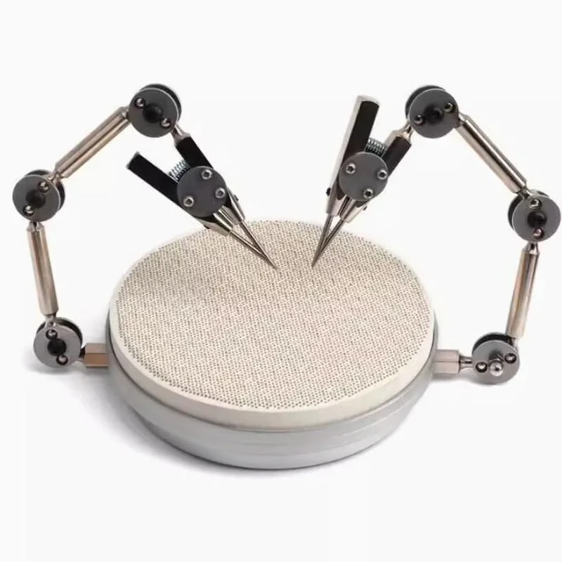 Adjustable Double-Arm Clamp Universal Rotating Honeycomb Welding Table Rotable Basic Jewelry Welding Auxiliary Tools
