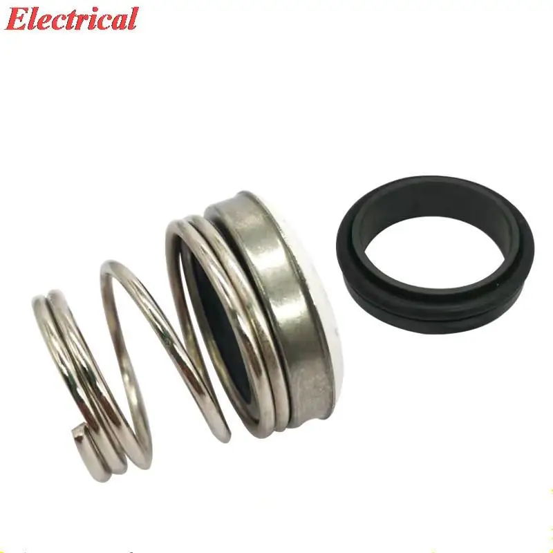 1pc Mechanical Shaft Seal With Single Coil Spring For Circulation Water Pump 10/12/14/15/16/17/18/20/22/24/25/30mm For Shaft Dia