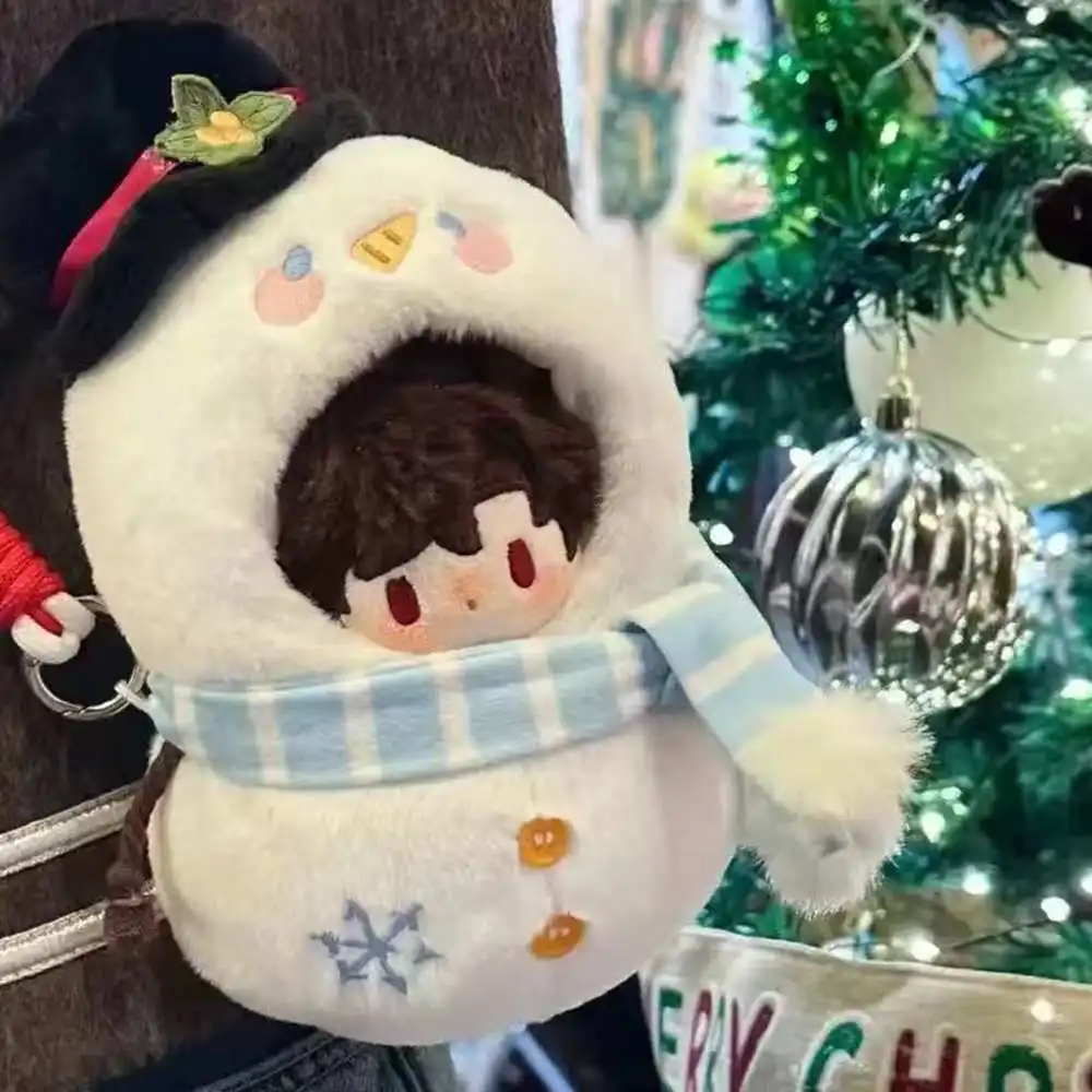 

10CM Cotton Doll Christmas Dress Up Accessories Kawaii Snowman Sleeping Bag DIY Toy