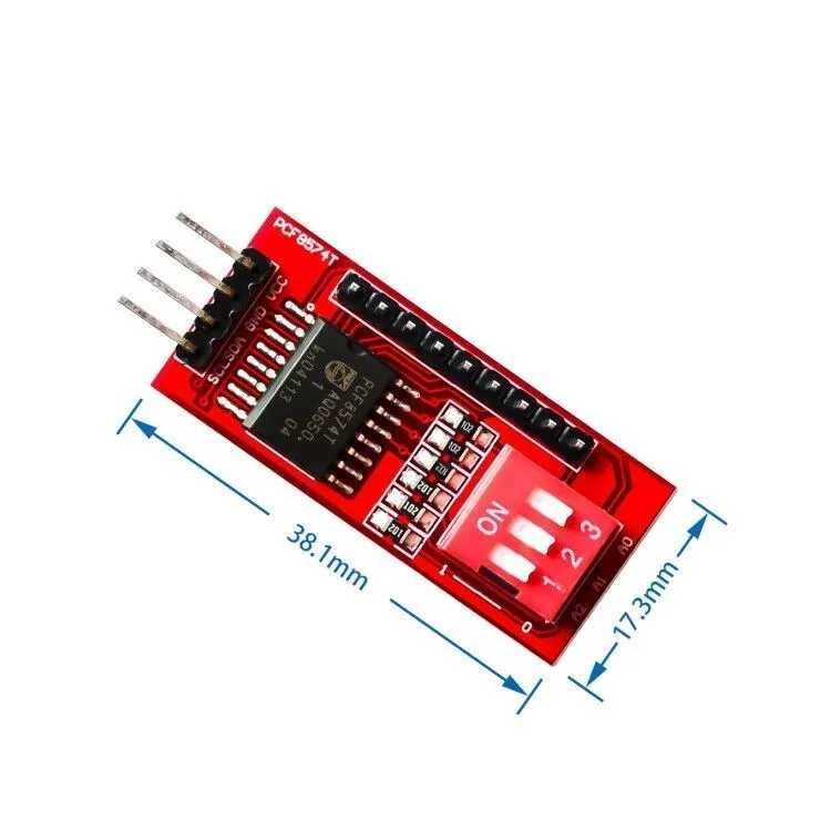 PCF8574 PCF8574T I/O для I2C IIC порт интерфейса, Поддержка каскадного расширенного модуля для платы расширения Arduino High Lo