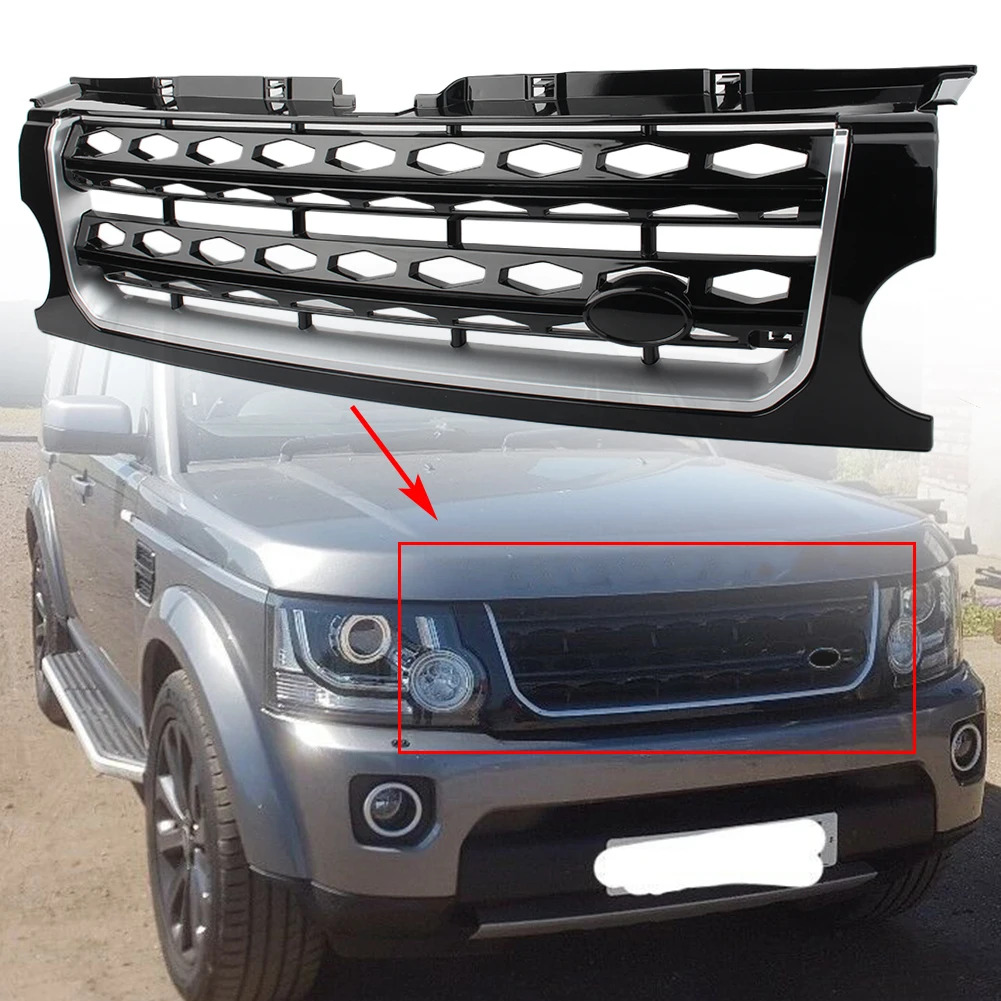 

Car Racing Grills Front Kidney Hood Moulding Styling Grille For Land Rover Discovery 3 L319 LR3 2005 2006 2007 2008 2009