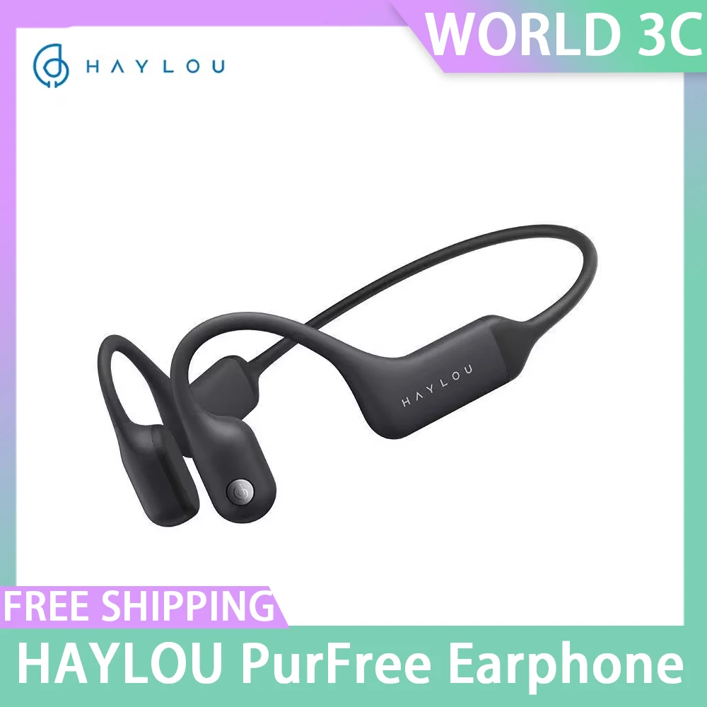 HAYLOU PurFree (BC01) Bone Conduction Headphones Qcc3044 V5.2 Bluetooth Earphones IP67 Waterproof Protect Hearing Sports Headset