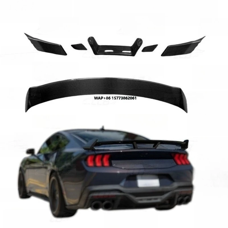 

Retrofit Upgrades Carbon Fiber Material Rear Wing for 2024 Mustang Carbon Fiber Rear Wing