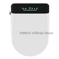 Elongated Bidet Smart Toilet Seat Cover Toilet Seat Lid Intelligent NightLight Seat Heating and Temperature Adjustment SoftClose