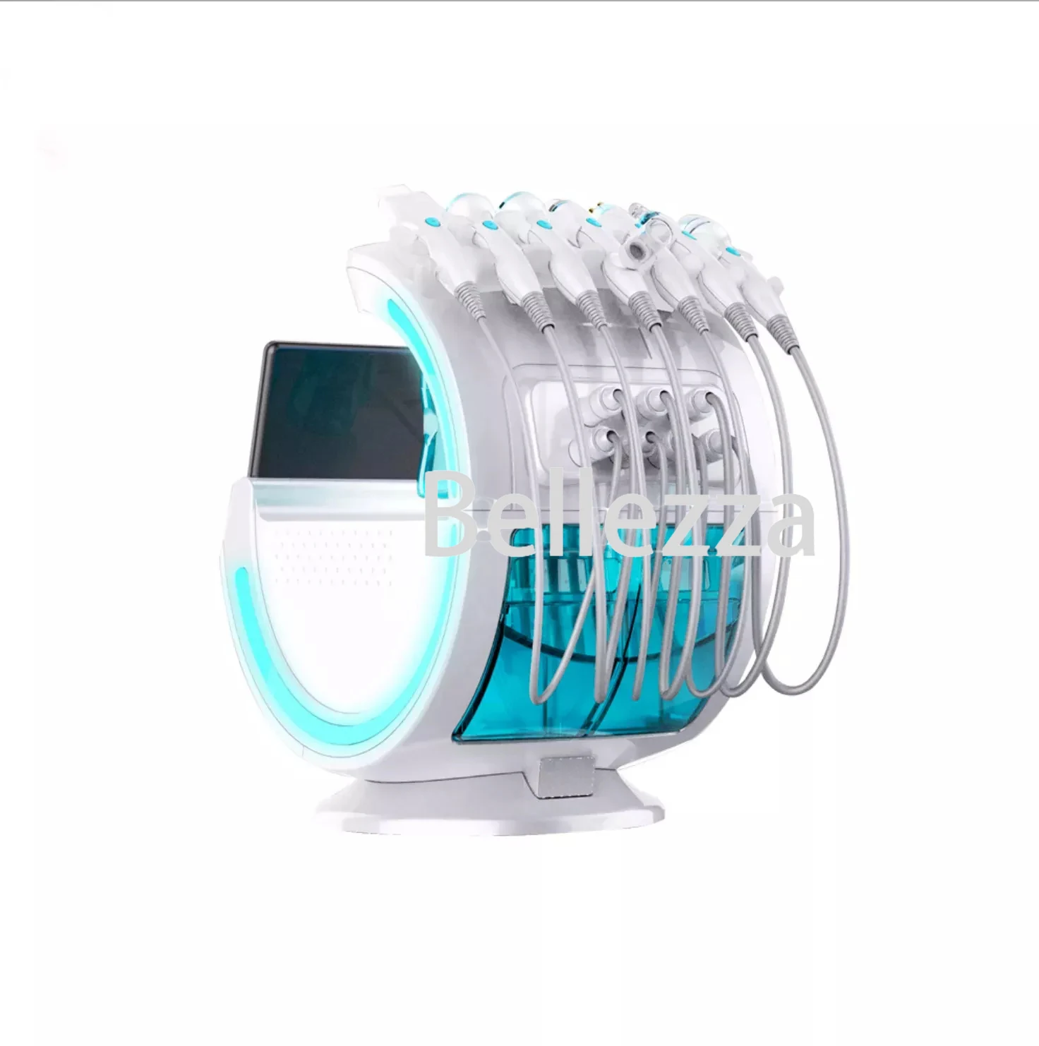 7 in 1 Smart Ice Blue Hydra Machine Piccola bolla di ossigeno Dermoabrasione facciale Lifting del viso Cura della pelle Analizzatore della pelle Hydro Machine