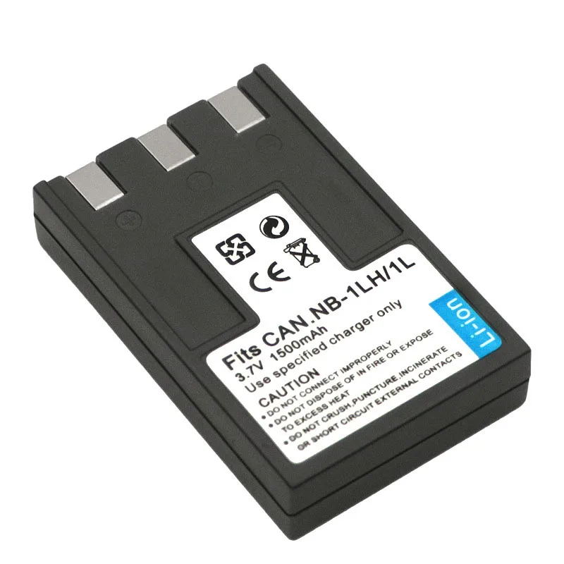 Akumulator 1500mAh NB-1L NB-1LH do aparatów Canon IXUS 200a 300 400 430 V2 V3 IXY 200 450 PowerShot S110 S300 — zdjęcie produktu 2