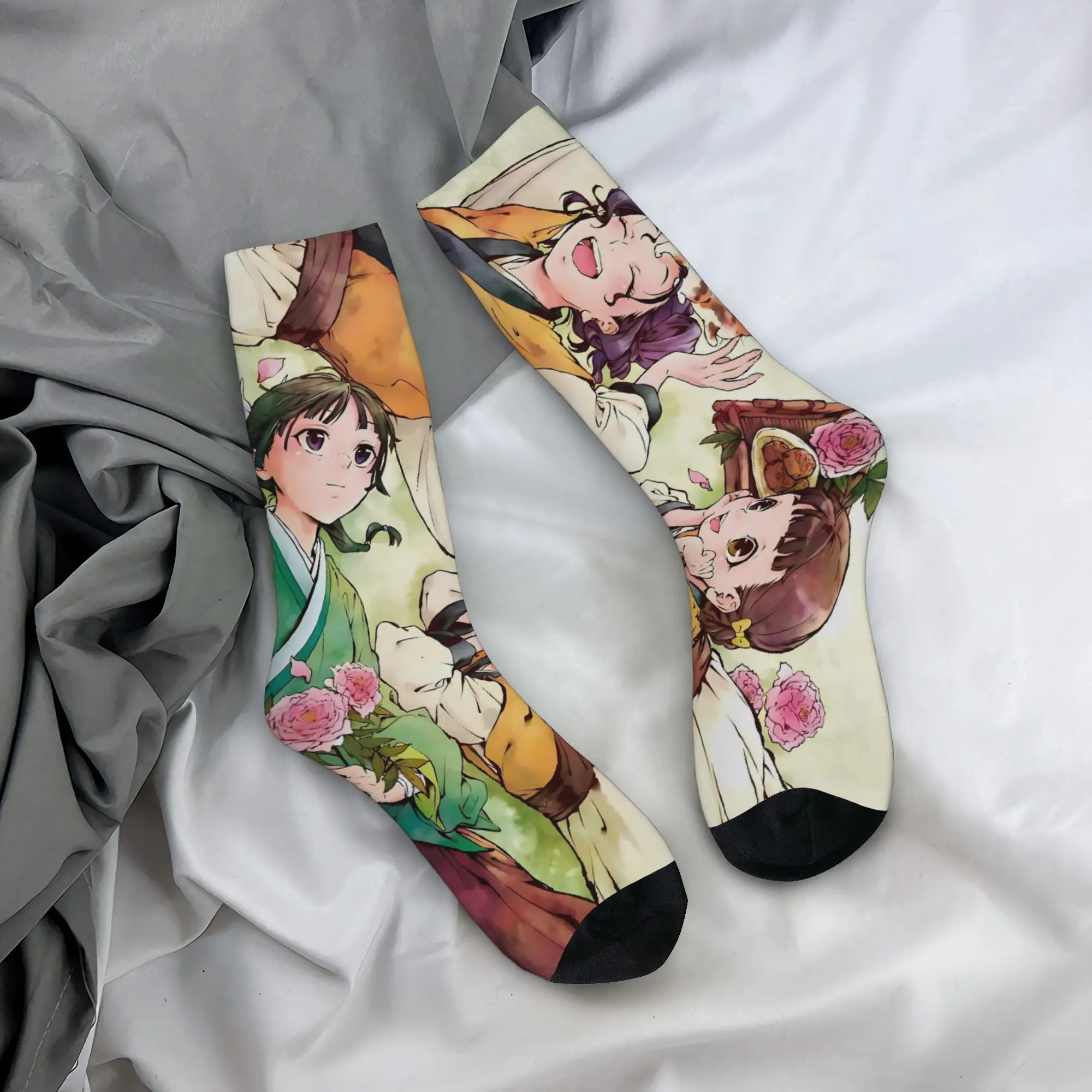 

Men Socks The Apothecary Diaries Maomao Stockings Anti Slip Comfortable Socks Autumn Fashion Pattern Climbing Socks