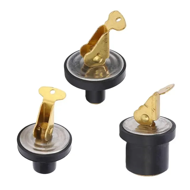 19mm Compression Drain Plug Brass Screw Type Rubber Seal Boat Yacht Marine AccessoriesDiameter 7/8in