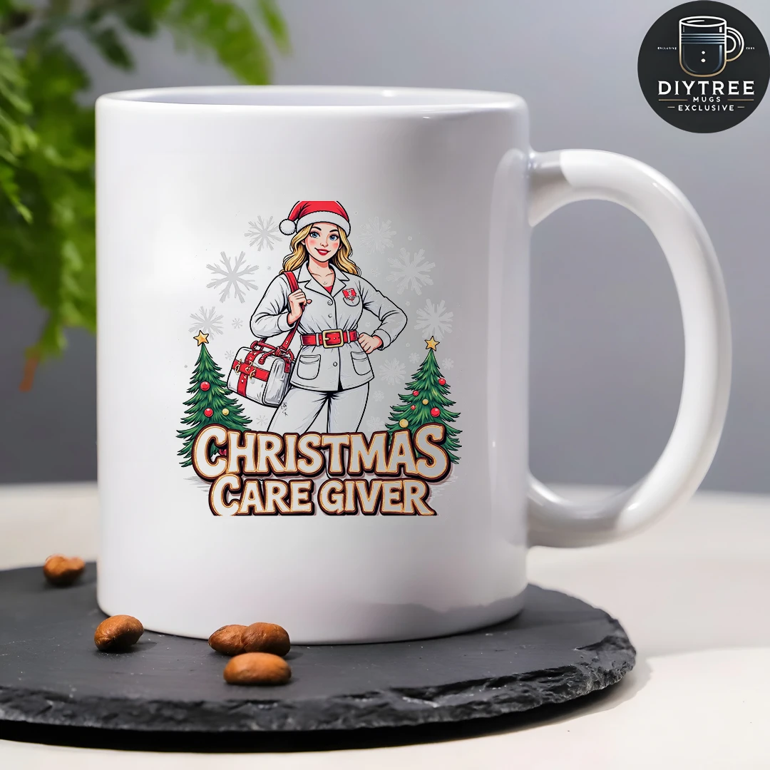 كوب 11 أونصة + كوب ماء ممرضة عيد الميلاد كارتون هدية عيد الميلاد للأطفال كوب ماء كوب قهوة للمنزل والمكتب