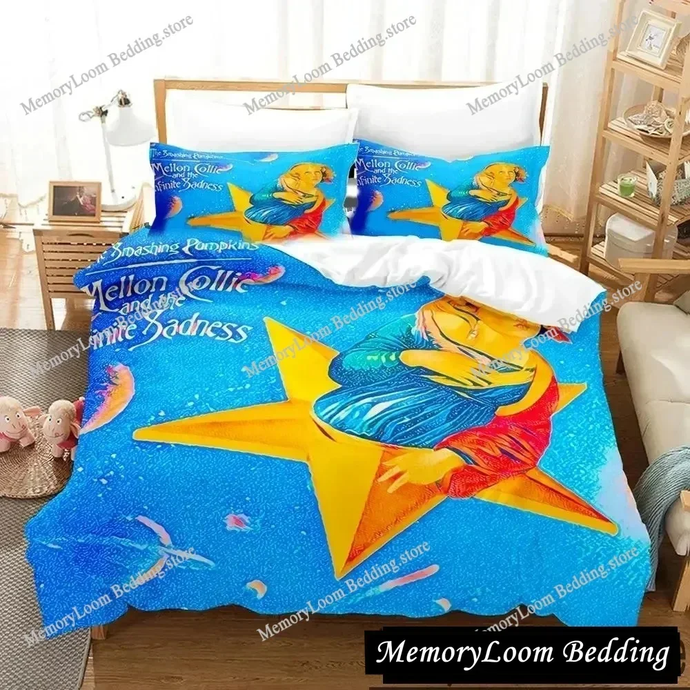 3D Print The Smashing Pumpkins Bedding Set Boys Girls Twin Queen King Size Duvet Cover Pillowcase Bed boys Adult